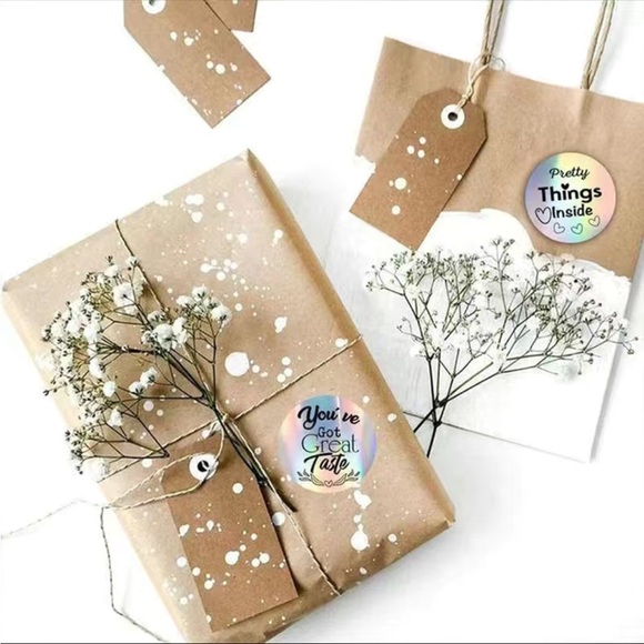 500 Roll Holographic Thank You Stickers PRICE IS FIRM - Picture 6 of 6